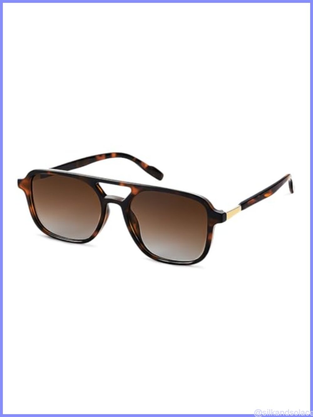 Polarized Aviator Sunglasses Retro Rectangle UV400 Unisex Adults